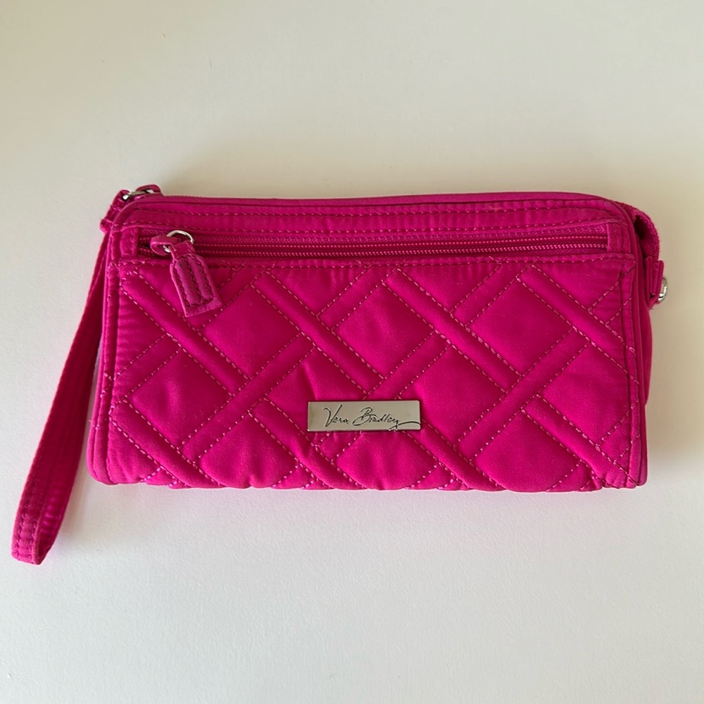 Vera Bradley Hot Pink Wristlet Wallet